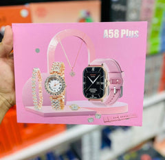 A58 Plus Smart Watch – 2.02” | Gift box for girls